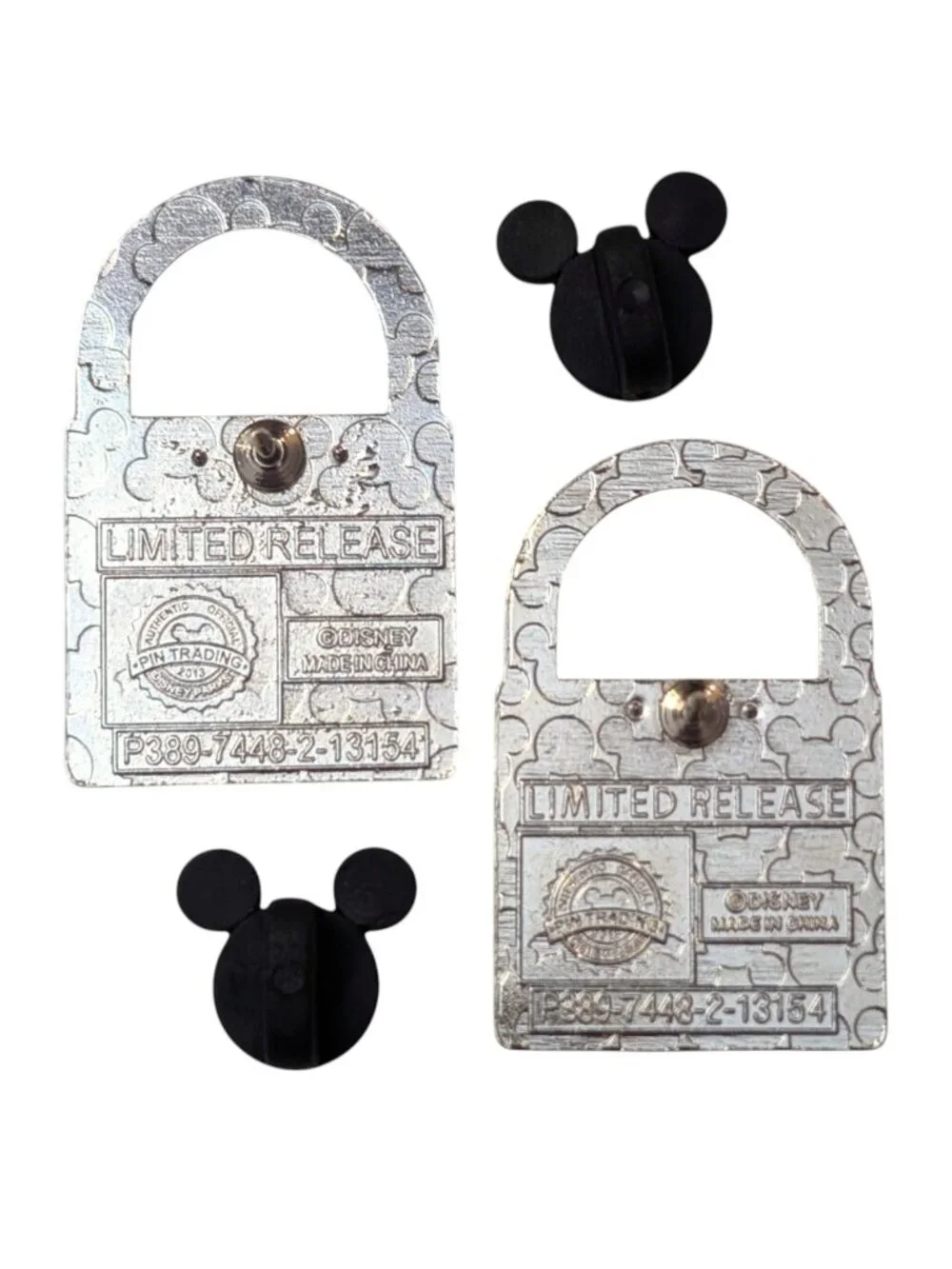 Chip and Dale Disney Pins: Character Locks